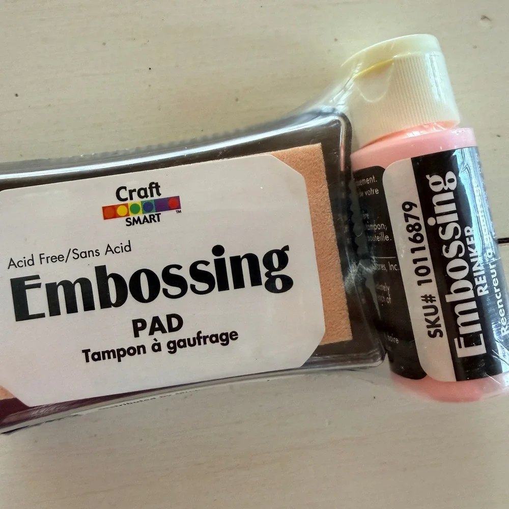Craft Smart Embossing Pad and Pink‎ Reinker Set Acid Free 10116879 Michaels